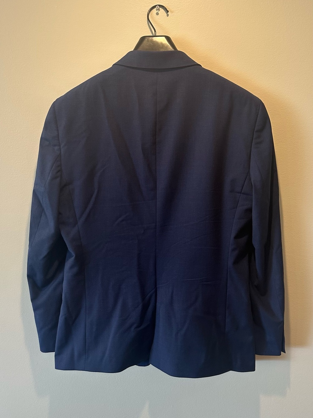 Express Men's Navy Two-Button Blazer - Picture 2 of 6